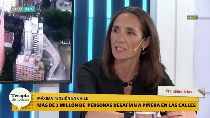 El análisis de la masiva marcha en Chile por Inés Capdevila y un periodista chileno