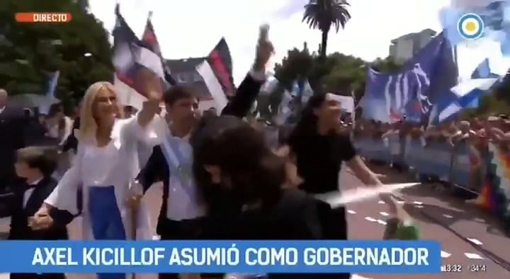 El hijo de Kicillof también guardó otras cartas que lanzaron - Gentileza: TVP