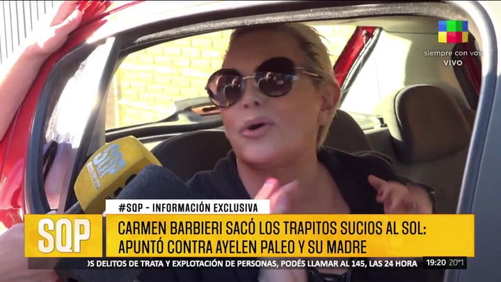 Carmen Barbieri apuntó contra Ayelén Paleo