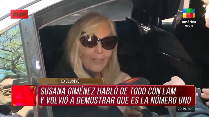 Susana Gimenez le hizo un divertido pedido al cronista de LAM
