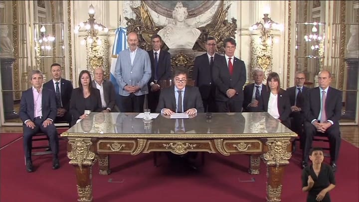 Cadena Nacional- Javier Milei Recibimos La Peor Herencia De La Historia