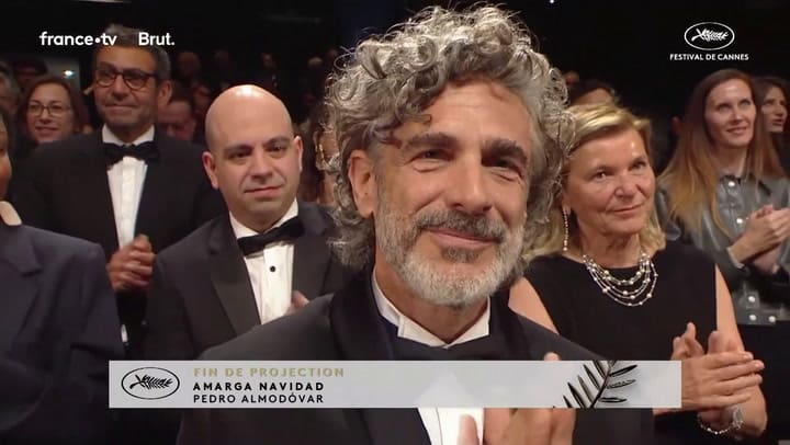 La ovación a Amarga Navidad en Cannes