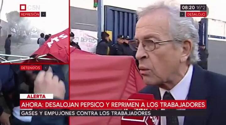 Desalojan Pepsico: habla Luís Zamora