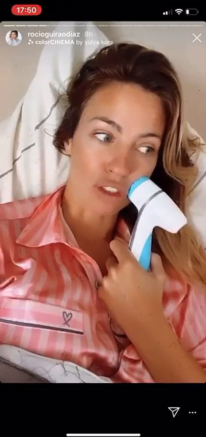 Rocío Guirao Díaz habló de la 'maquinita' para el rostro que promociona en sus redes