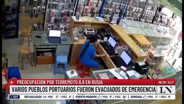 Guatemala, El Salvador y Japon, los paises mas afectados por el terremoto en Rusia