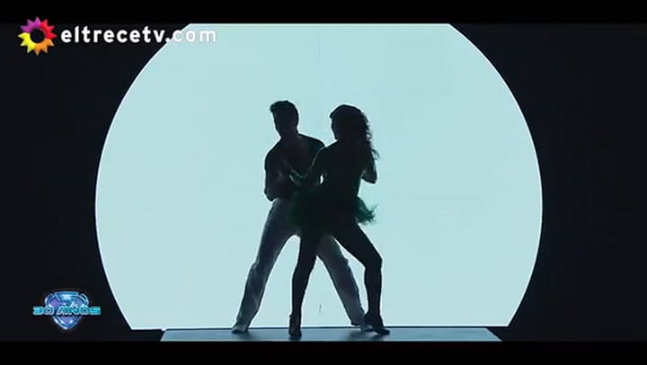 Griselda Siciliani abrió el merengue junto a Nicolás Villalba - Fuente: eltrece