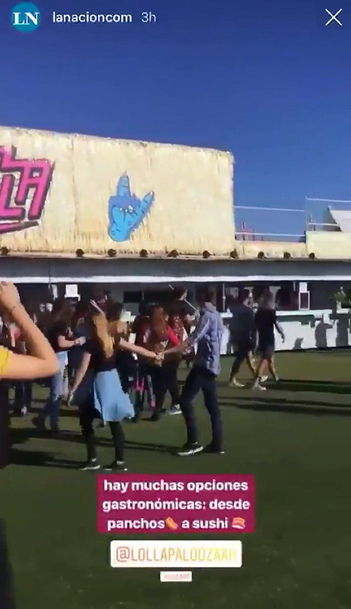 Así está empezando el primer día del Lollapalooza