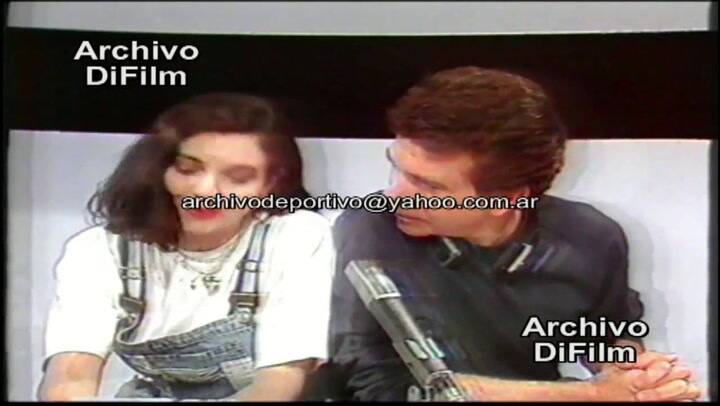 Silvina Chediek en Imagen de Radio - Fuente: Archivo DiFilm