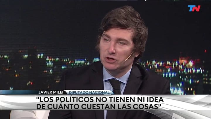 Milei elogió a Santi Maratea