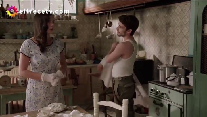 Delfina Chaves y Albert Baró en Argentina, tierra de amor y venganza - Fuente: ElTrece