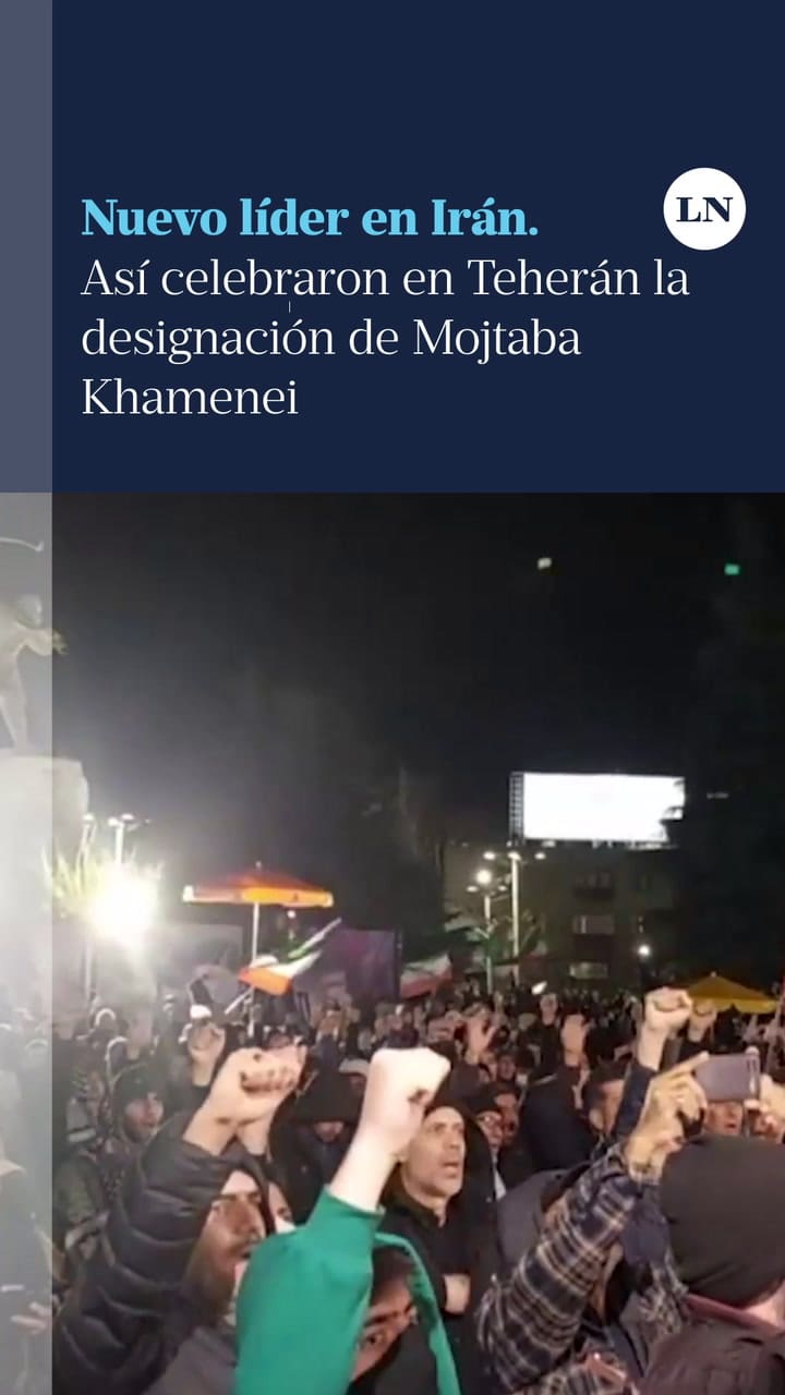 Así celebraron en Teherán la designación de Mojtaba Khamenei