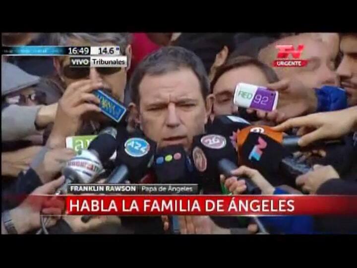 El padre de Ángeles Rawson: 'Me molestó que Mangeri la llamara Mumi'