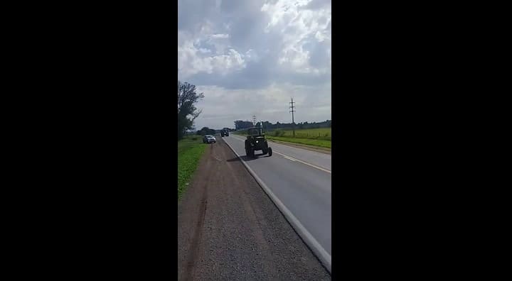 Comenzó el tractorazo rumbo a Rosario