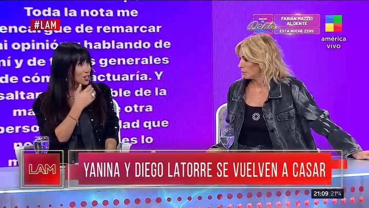 Yanina Latorre anuncio que se casa en agosto del 2024