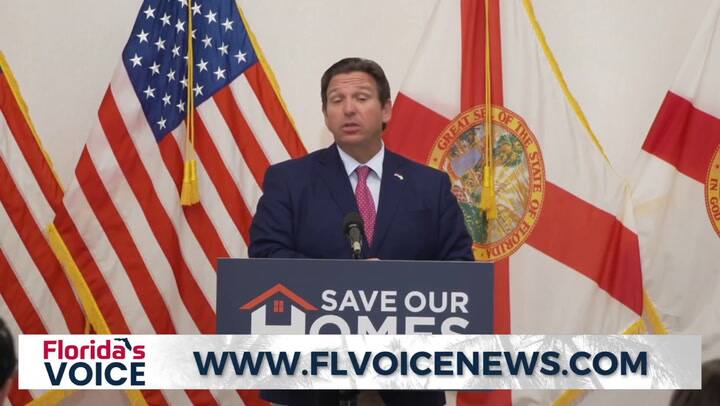 Ron DeSantis explicó en qué consiste su propuesta para eliminar los impuestos a la propiedad de Florida