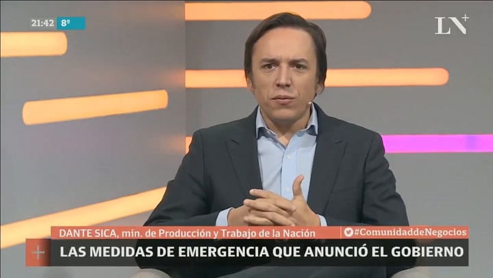 Dante Sica en Comunidad de Negocios