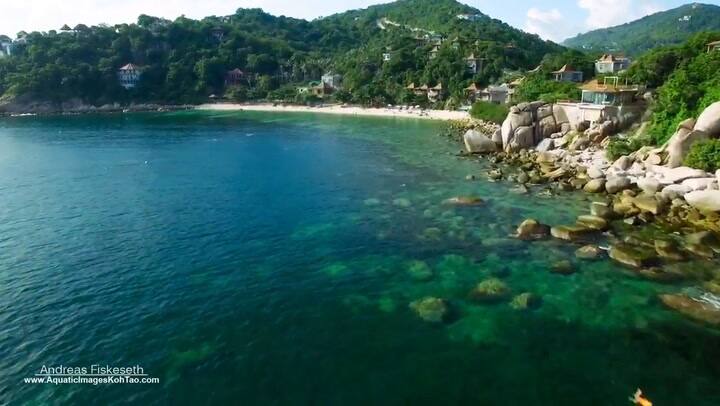 Koh Tao, Tailandia, vista desde un drone - Crédito: Aquatic Images