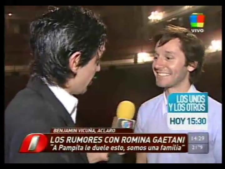 Vicuña habló sobre los rumores de infidelidad