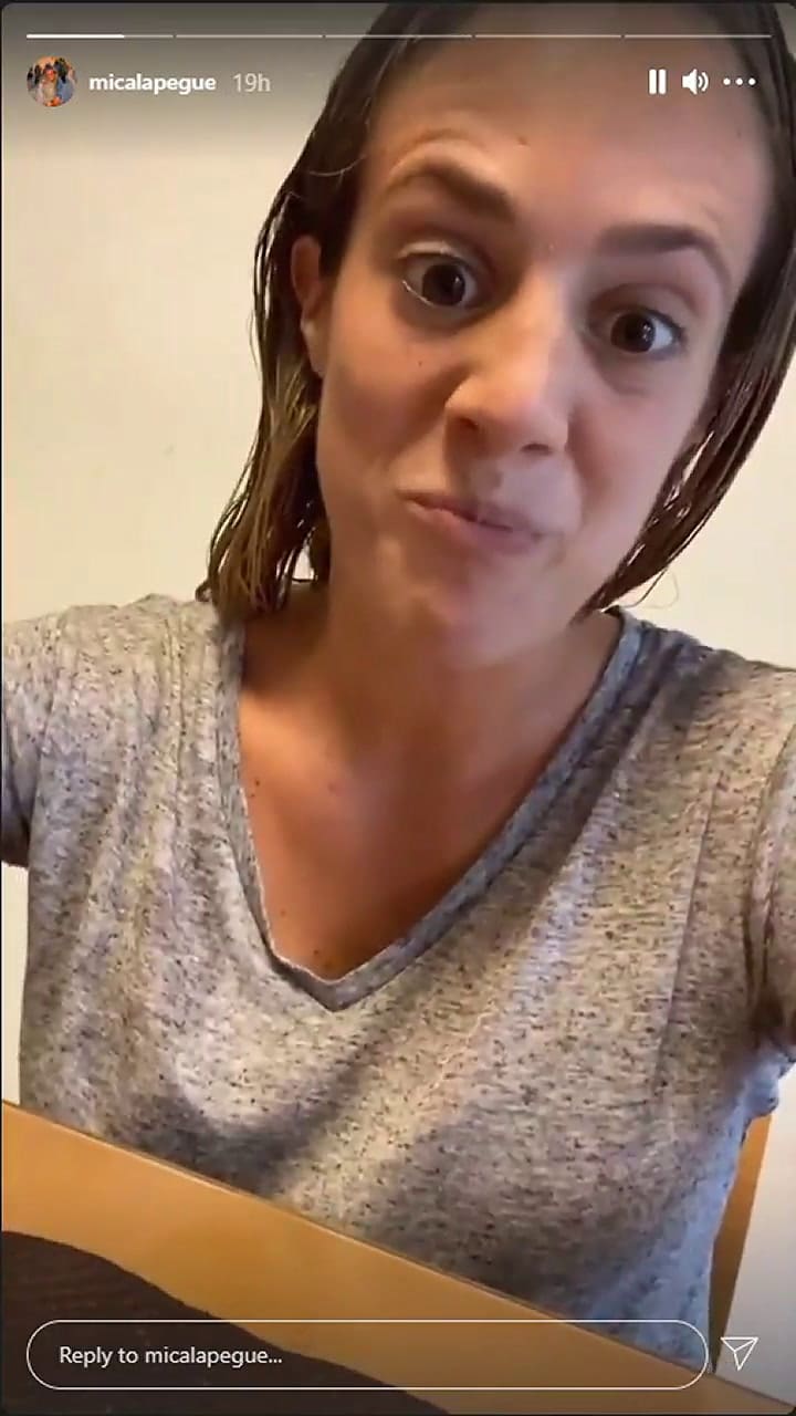 Mica Lapegüe: 'De a poco las cosas se van acomodando' - Fuente: IG: Stories