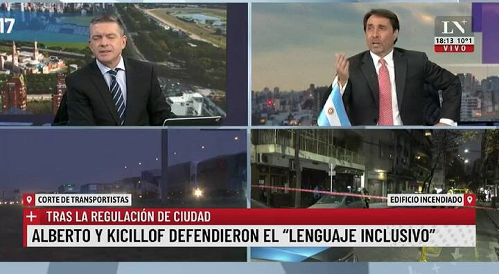 Feinmann, sobre la funcionaria que habló en inclusivo: 'Quedó como una ridícula'