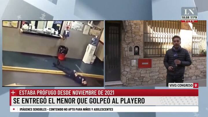 Se entregó el menor que golpeó al playero