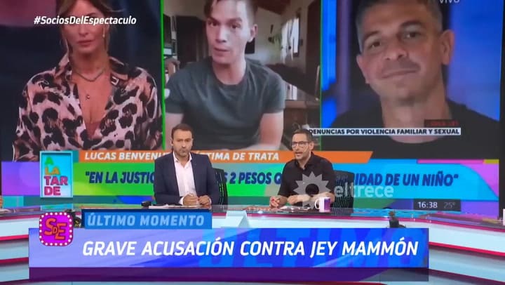 Así fue la denuncia de Lucas Benvenuto a Jey Mammón