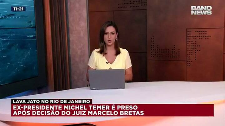 Ordenaron la detención de Michel Temer por el caso Lava Jato - Fuente: Twitter BandNews
