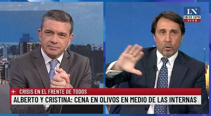 Feinmann habló de la interna entre el kirchnerismo y el albertismo