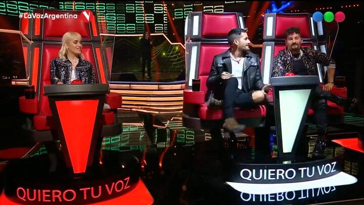 La Voz Argentina 2021: audiencia a ciegas de Julio Fernández - Fuente: Telefe