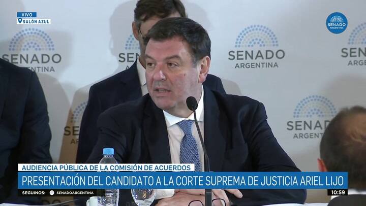 Ariel Lijo: "Quiero agradecerle al presidente por haberme nominado"