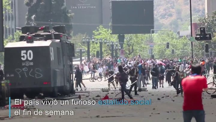 Chile, bajo estado de emergencia - Fuente: AFP