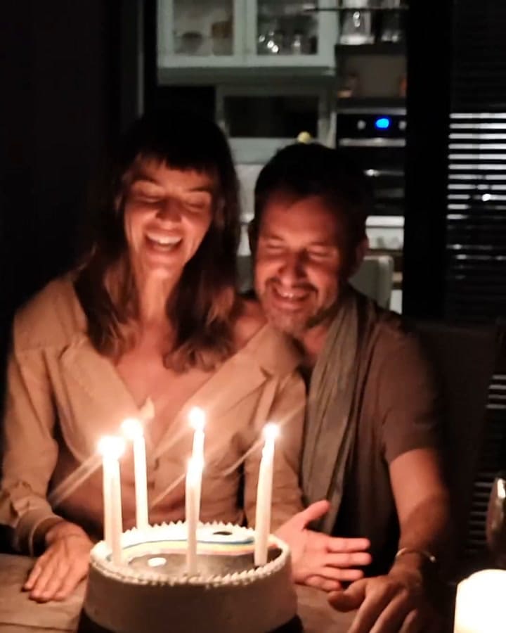 Calu y Aíto celebraron su primer año como padres