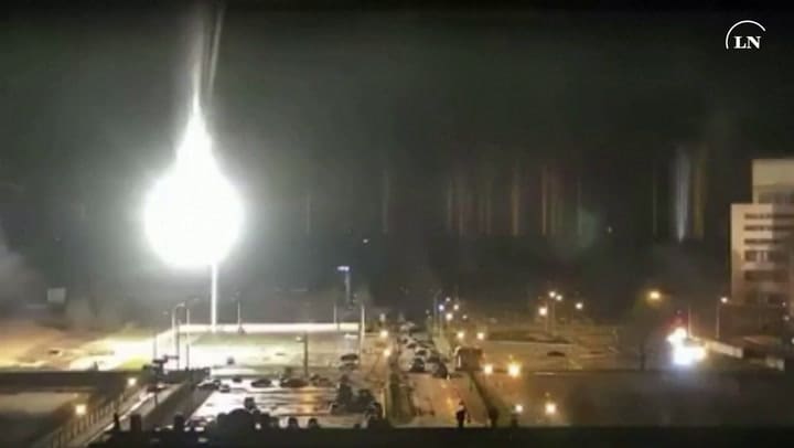 Ataque contra la plnata nuclear Zaporizhzhia