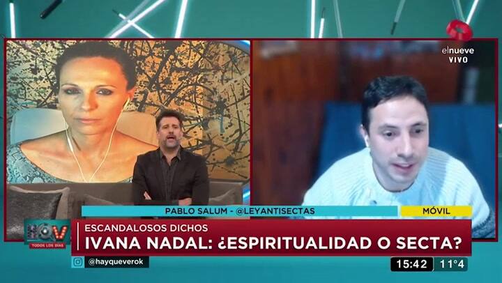 Pablo Salum asegura que Ivana Nadal pudo haber sido captada por una secta - Fuente: elnueve