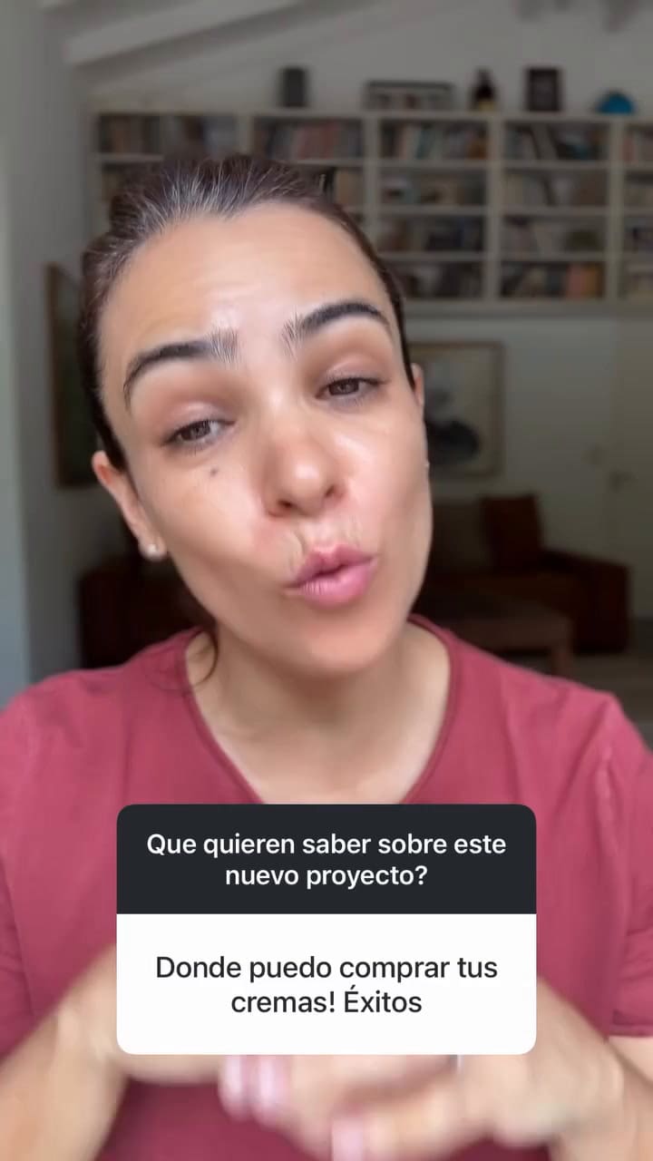 Agustina Cherri contó detalles de su nueva línea de productos para la piel