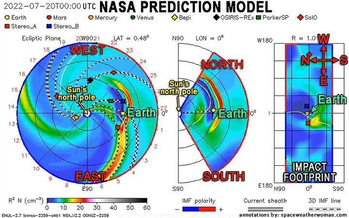 Se trata de un filamento de plasma de sol que se dirige hacia nuestro planeta.