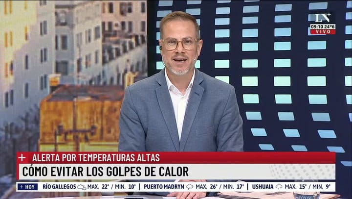 Alerta por temperaturas altas: recomendaciones para evitar los golpes de calor