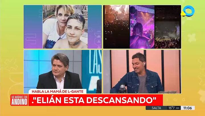 La madre de L-Gante habló del vínculo de su hijo con Wanda Nara