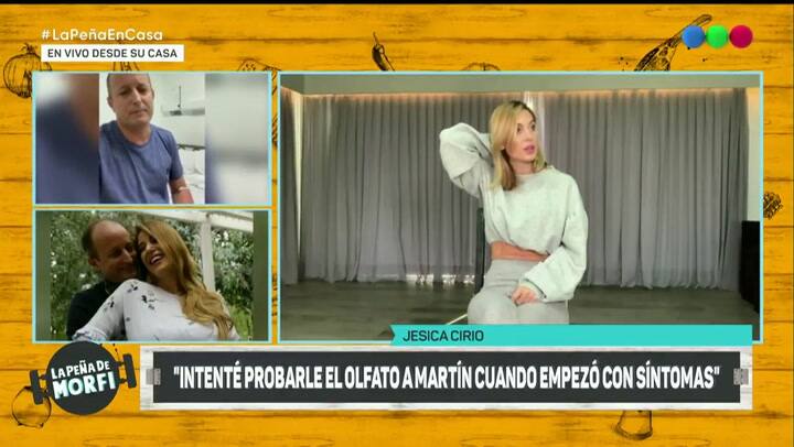 Jésica Cirio habló de su test de Covid negativo - Fuente:Telefe