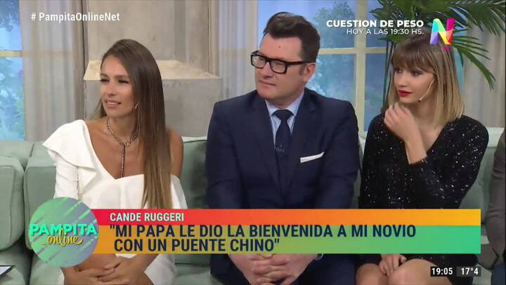 Cande Ruggeri: 'Fue difícil contarle a mi papá que decidí convivir con mi novio' - Fuente: NET TV