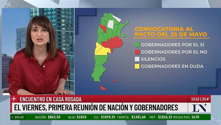Torres confirmo que viajara a la reunion con Nacion, aunque advirtio: "Milei necesita escuchar"