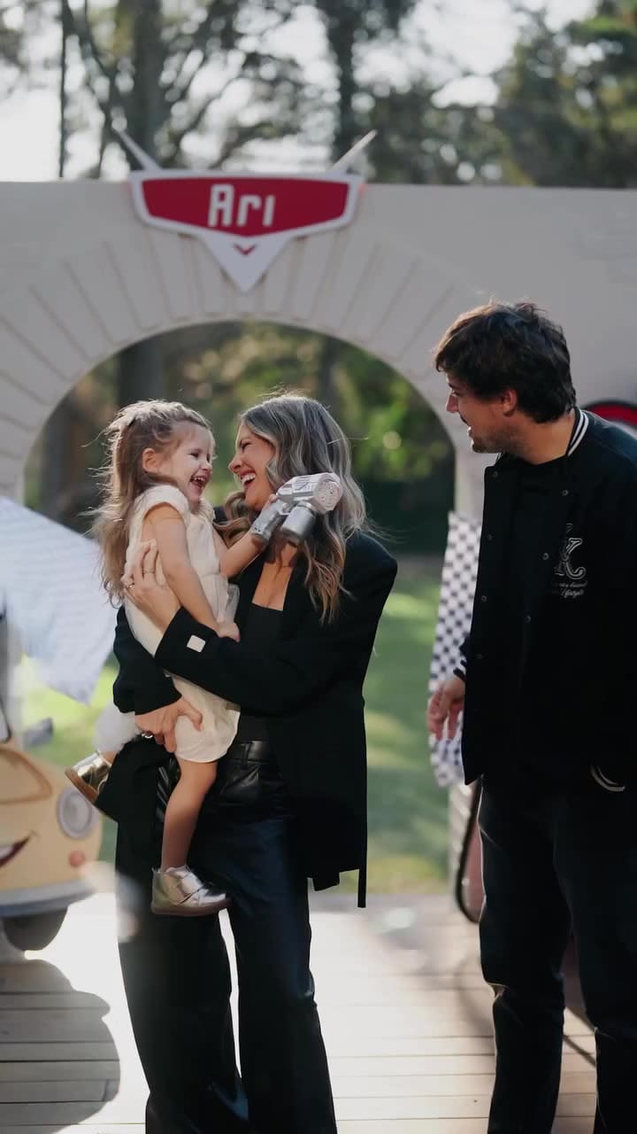 Así fue el cumpleaños de Arianne, la hija de Stephanie Demner y Guido Pella