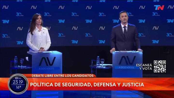 Primer debate a candidatos a vicepresidente
