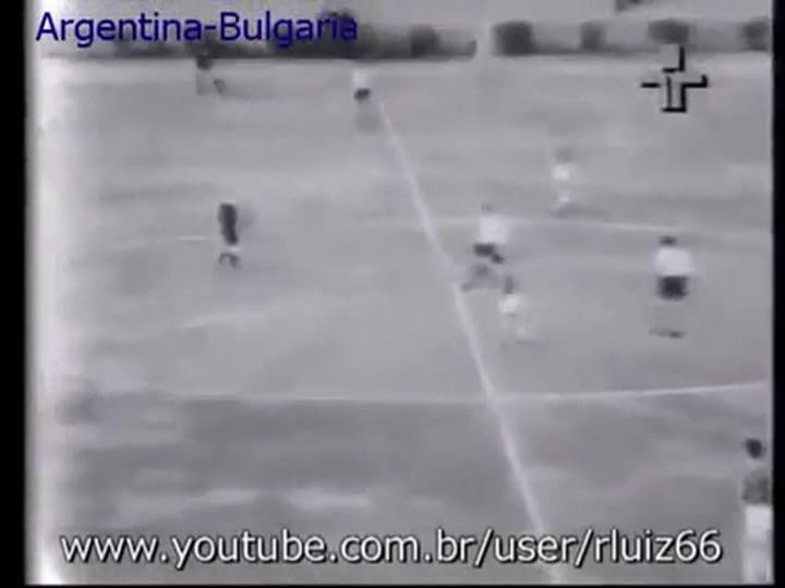 Chile 1962: el gol de Facundo en el debut ante Bulgaria - Fuente: Youtube