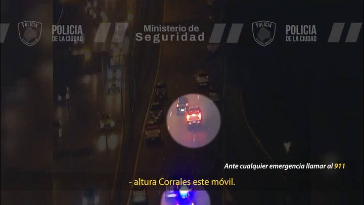 Persecución en la General Paz para atrapar a un ladrón