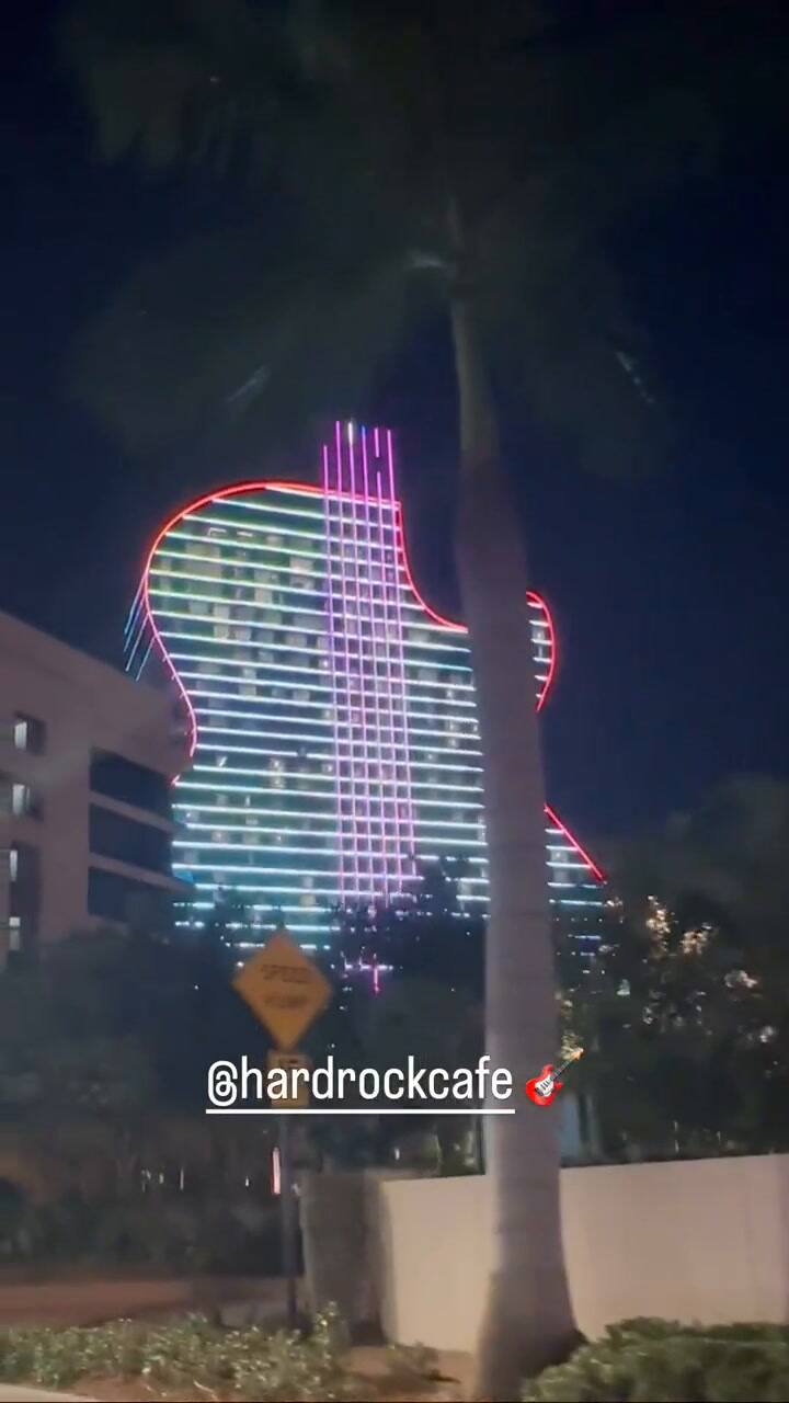 Leo Messi mostró cuál es uno de sus edificios favoritos de Miami (IG @leomessi)