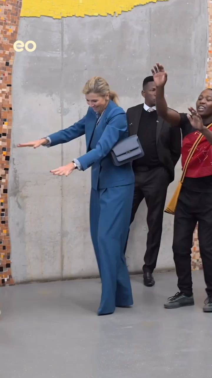 El baile de Máxima Zorrguieta en su primer día en Sudáfrica