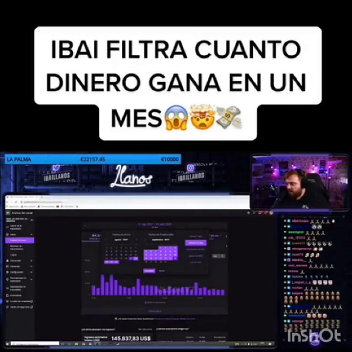 Ibai Llanos reveló sin querer lo que gana por mes en Twitch