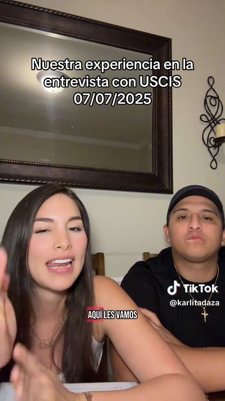 Fueron a su entrevista migratoria y revelaron qué les preguntaron y cuál fue el documento que Uscis les dio