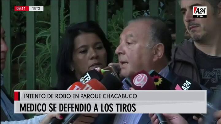 La palabra Ernesto Crescenti tras el intento de robo - Fuente: A24